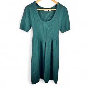 Cato Green Sweater Dress Size L Cozy Ribbed Knit Tunic Forest Fairy Vibes